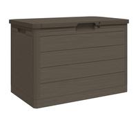 (brown) vidaXL Garden Storage Box Outdoor Cabinet Tool Chest Patio Tool Organiser