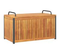 (85 x 45 x 45/53 cm) vidaXL Outdoor Cushion Box Garden Storage Box Tool Solid Wood Acacia and Steel