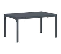 vidaXL Outdoor Dinner Table 2 pcs Anthracite 210 x 90 x 73 cm Steel, Modern Gard