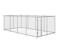 vidaXL Outdoor Dog Kennel 7.6x3.8x1.9 m