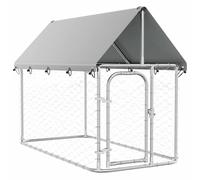 vidaXL Outdoor Dog Kennel with Roof – Durable, Weather-Resistant, Secure, Ample Space