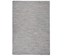 vidaXL Outdoor Flatweave Rug 160x230 cm Brown and Blue