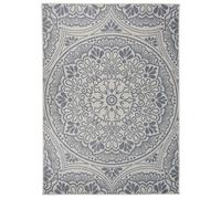 vidaXL Outdoor Flatweave Rug 200x280 cm Blue Pattern