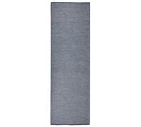 vidaXL Outdoor Flatweave Rug 80x250 cm Blue