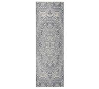 Berkfield Outdoor Flatweave Rug 80X250 Cm Blue Pattern