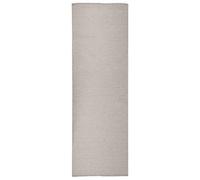 Vidaxl Outdoor Flatweave Rug 80X250 Cm Light Grey