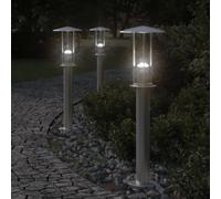 Outdoor Floor Lamps Pathway Lights Garden Light Lamp Stainless Steel vidaXL [EEK: A, B, C, D, E, F, G]