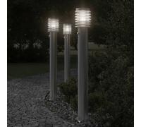 Outdoor Floor Lamps Pathway Lights Garden Light Lamp Stainless Steel vidaXL [EEK: A, B, C, D, E, F, G]