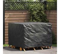 vidaXL Outdoor Furniture Cover Black 135 x 135 x 90 cm 600D