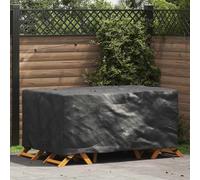 Furniture Cover Plain Black Fabric Decor Protection Outdoor Garden vidaXL