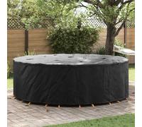 vidaXL Outdoor Furniture Cover Black 279 x 279 x 85 cm 420D fabric