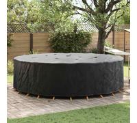 vidaXL Outdoor Furniture Cover Black 320 x 320 x 71 cm 210D fabric