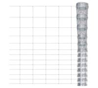 vidaXL Garden Fence Galvanised Steel 50x1,5 m Wire Mesh Wire Fence Roll Panel
