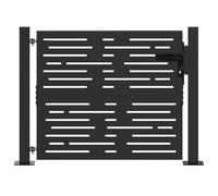 vidaXL Outdoor Gate Decorative Panel - Garden Entrance, Modern Fence System for Security, Artistic Barrier, Landscape Divider, Entrance Wire