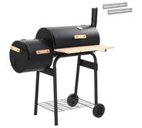 vidaXL Outdoor Grill 103 x 60 x 113 cm Steel Black