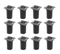 vidaXL Outdoor Ground Lights LED Underground Light Pathway Lights 12 pcs Square
