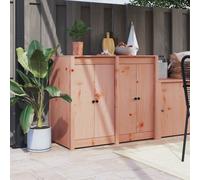 vidaXL Outdoor Kitchen Doors 2 pcs 50x9x82 cm Solid Wood Douglas