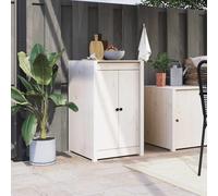 vidaXL Outdoor Kitchen Doors White 50x9x82 cm Solid Wood Pine