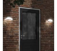 Outdoor LED Wall Light 2pcs White Die-cast Aluminium 27.5x7x10cm PC Diffuser 9W [EEK: A+++]