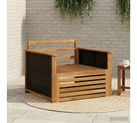 vidaXL Outdoor Middle Sofa Natural