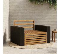 vidaXL Outdoor Middle Sofa Natural