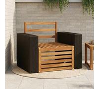 vidaXL Outdoor Middle Sofa Natural
