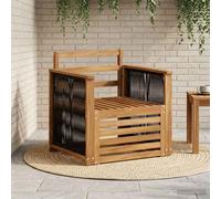 vidaXL Outdoor Middle Sofa Natural