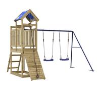 vidaXL Outdoor Playset Garden Playhouse Kids Playground Impregnated Wood Pine