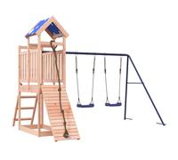 vidaXL Outdoor Playset Garden Playhouse Kids Playground Solid Wood Douglas