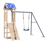 vidaXL Outdoor Playset Garden Playhouse Playground Equipment Solid Wood Pine