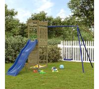Outdoor Playset Playhouse Play Tower Playground Set Solid Wood Douglas vidaXL