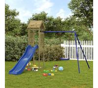vidaXL Outdoor Playset Impregnated Wood Pine, Brown