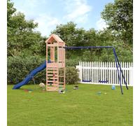 vidaXL Outdoor Playset Solid Wood Douglas, Brown