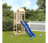 (solid pinewood) vidaXL Outdoor Playset Garden Playhouse Play Tower Set Impregnated Wood Pine
