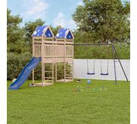 vidaXL Outdoor Playset Solid Wood Pine playset wooden playset playground set