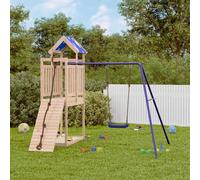 vidaXL Outdoor Playset Garden Playhouse Playground Equipment Solid Wood Pine