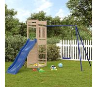 vidaXL Outdoor Playset Solid Wood Pine, Brown