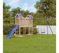 vidaXL Outdoor Playset Solid Wood Pine playset wooden playset playground set