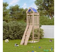 Outdoor Playset Garden Playhouse Playground Equipment Solid Wood Pine vidaXL