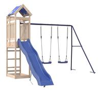 vidaXL Outdoor Playset Solid Wood Pine playset wooden playset playground set