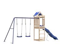 vidaXL Outdoor Playset Solid Wood Pine playset wooden playset playground set