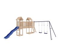 vidaXL Outdoor Playset Solid Wood Pine playset wooden playset playground set