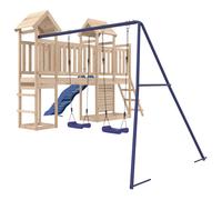 vidaXL Outdoor Playset Solid Wood Pine playset wooden playset playground set