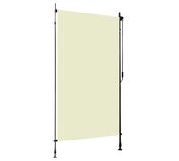 vidaXL Outdoor Roller Blind 120x270 cm Cream NEW