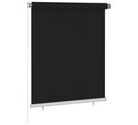 vidaXL Outdoor Roller Blind 120x140 cm Black Home Window Shade Treatments