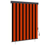 vidaXL Outdoor Roller Blind 140x250 cm Orange and Brown