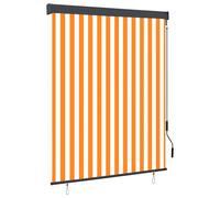 vidaXL Outdoor Roller Blind 140x250 cm White and Orange