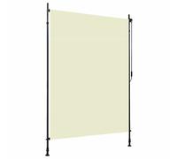 Outdoor Roller Blind Garden Roller Shade Blackout UV Fabric and Steel vidaXL