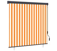 vidaXL Outdoor Roller Blind 160x250 cm White and Orange
