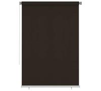 vidaXL Outdoor Roller Blind 165(W) x230(H) cm Brown HDPE